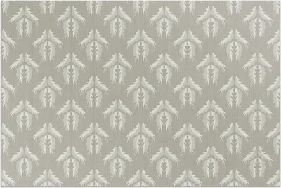 Produktbild von Pflanzenornamente regelmäßiges Muster – Vinylteppich – 60x90 cm – Outdoor Teppich – Terrasse – Wetterfest – Modern