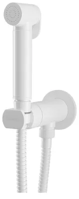 Produktbild von Sapho Unterputz-Armatur mit WC-Handbrause, rund, Progressive Patrone, weiß matt