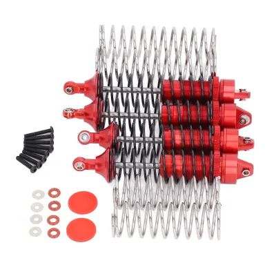 Zdjęcie produktu dla Przedni tylny amortyzator, przedni i tylny amortyzator RC, przedni i tylny amortyzator RC, aluminiowy amortyzator, amortyzator do samochodu 1/10 RC, akcesoria samochodowe RC