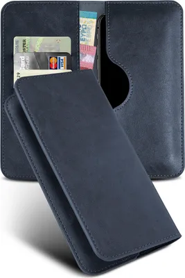 Produktbild von PURSE-CASE für Motorola Moto G, Farbe:Dunkelblau