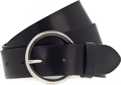 Produktbild von Vanzetti Leder Gürtel 35mm Full Leather Belt W70 Black schwarz