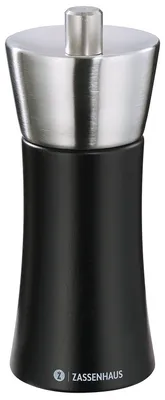 Image de Zassenhaus Pfeffermühle AUGSBURG 14 cm schwarz 25040 4006528025040