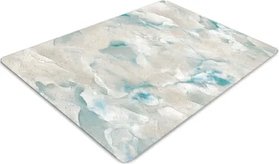Obrázok produktu pre Podlahová ochranná podložka - Ochranná podložka pod stoličku - Podlahová podložka - 100x70 cm - Mramor