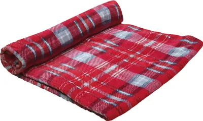 Produktbild von Nobby Xmas Fleece Plaid Kareli rot, Maße: 100 x 150 cm