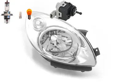 Produktbild von Scheinwerfer passend für Renault Twingo II 03/2007-12/11 RE Leucht. + Stellmotor 8200501939 2605600Q0E 260562319R 4420577 93168280 7701063996 2 Johns