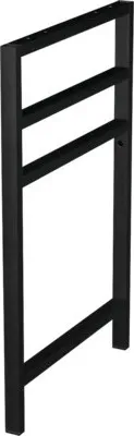 Produktbild von Jungborn Fußstütze TRENTA 45 x 75 cm eckig schwarz matt