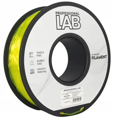 Produktbild von TPU-Filament Gelb Prof. Lab. 1,75 mm 1000 g 3D-Drucker