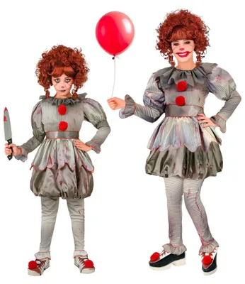 Produktbild von Clown Kinder Mädchen Kostüm Kindergröße: 158
