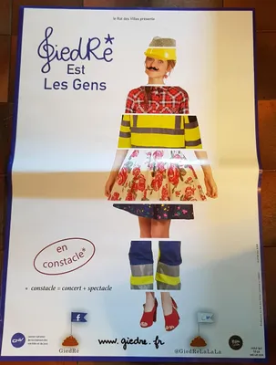 Image de Giedré - En Constacle - AFFICHE / POSTER - 70x100cm