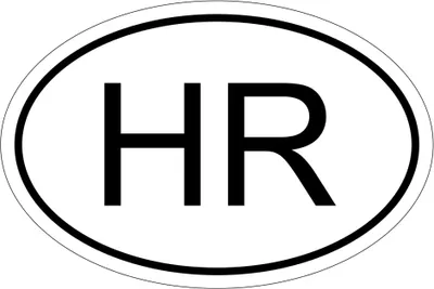 Produktbild von Kiwistar - Autoaufkleber - 15x10 cm - außen klebend - Kroatien HR 15 x 10 cm Autoaufkleber Sticker Aufkleber KFZ Flagge Fahne