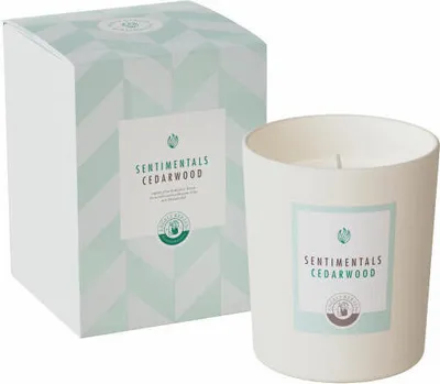 Image de Bougies parfumées Engels Sentimentals M dans un verre - Cedarwood, cire de colza, blanc, 13 cm, 64000015042