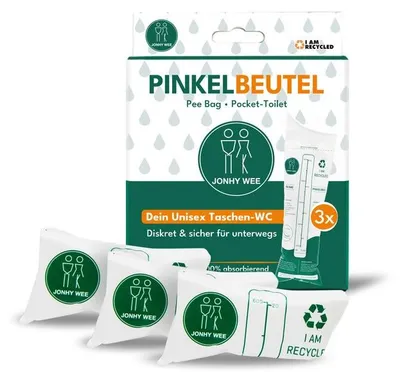 Productafbeelding van Jonhy Wee Unisex Urinazakjes (3 stuks)