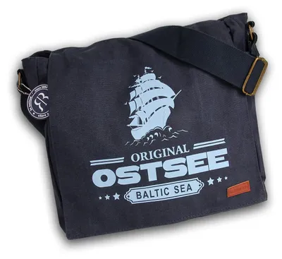 Image de Robin Ruth sac OSTSEE voilier bleu foncé bleu clair coton 100 D2OTG5114M