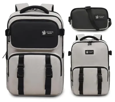 Imagen del producto de Mochila impermeable para portátil de 15,6 pulgadas, con 17 compartimentos