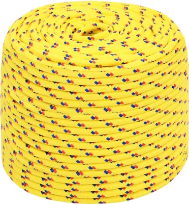 Obrázek produktu pro vidaXL Bootsseil Gelb 8 mm 250 m Polypropylen