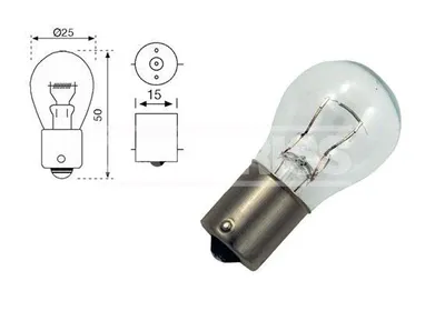 Produktbild von 2x CARPRISS 79780251 P21W Halogen Blinkleuchte Glühlampen 21W 24V