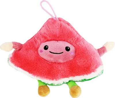 Produktbild von Wassermelone Kuscheltier mit Gesicht "Happy" - ca. 20 cm
