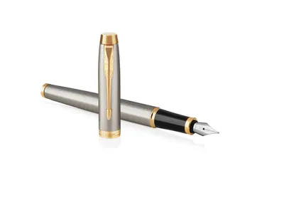 Image de Parker 1931656 PARKER Füller IM     Brushed Metal                    M Blau Geschenkbox
