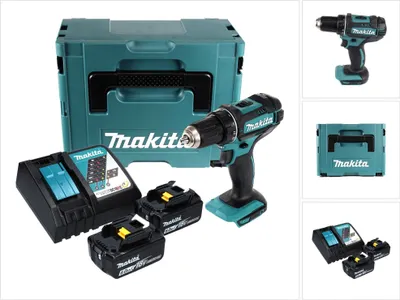 Produktbild von Makita DDF 482 RGJ Akku Bohrschrauber 18 V 62 Nm + 2x Akku 6,0 Ah + Ladegerät + Makpac