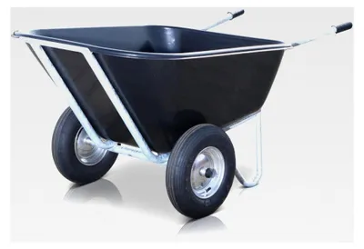 Produktbild von Schubkarre XL Gartenkarre 260 Liter feuerverzinkt