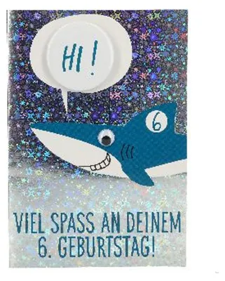 Produktbild von Kinder Geburtstagskarte Viel Spaß an Deinem 6. Geburtstag