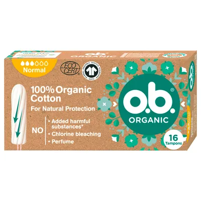 Immagine prodotto di Tamponi O.B. Biologici Normali 16pz 30570