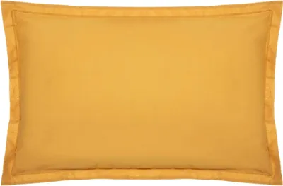Image de Housse D'oreiller Couleur Moutarde 70x50cm.