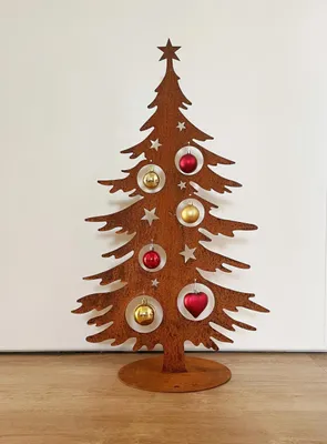 Productafbeelding van Decoratieve Dennenboom van Metaal voor Kerstversiering