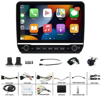 Zdjęcie produktu dla Radio samochodowe z GPS - 10-calowy ekran - 4+64G pamięci - podwójne DIN - ekran dotykowy - kompatybilne z Fiat Ducato, Peugeot Boxer, Citroen Jumper