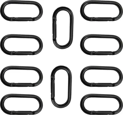 Produktbild von INF Karabiner, 10er-Pack Schwarz