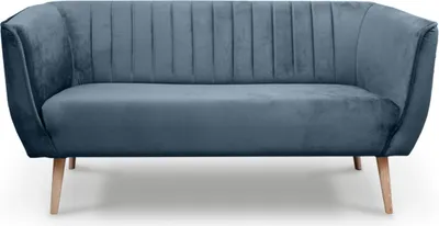 Produktbild von BETTSO 3 sizer Sofa im skandinavischen Stil PIK 3 MON77 Navy Blau Dunkelblau Marineblau