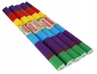 Produktbild von STARPAK Krepppapier Mix Regenbogen 50 x 200 cm 1 Stück