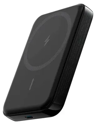 Produktbild von Anker MagGo PowerCore 5000 - Induktive Power Bank - Magnethalterung - 5000 mAh - 7.5 Watt - Fast Charge, PD - Schwarz