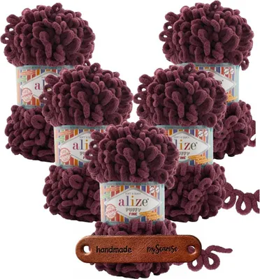 Produktbild von 5 x ALIZE Puffy Fine 956 mit Label