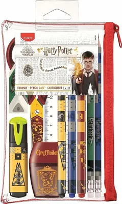 Produktbild von Maped Schlamper-Etui HARRY POTTER TEENS befüllt 10-teilig