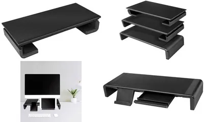 Produktbild von Logilink Monitorerhöhung,420-520mm, zusammenklappbar, schw.