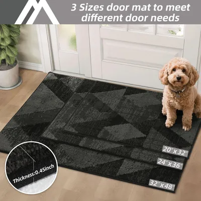 Image de Omgoods - Paillasson absorbant pour intérieur, 50 x 80 cm