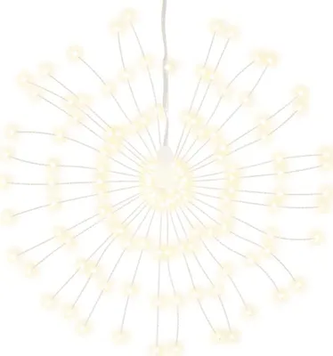 Obrázek produktu pro vidaXL Vánoční osvětlení Ohňostroj 140 LED teplá bílá 17 cm