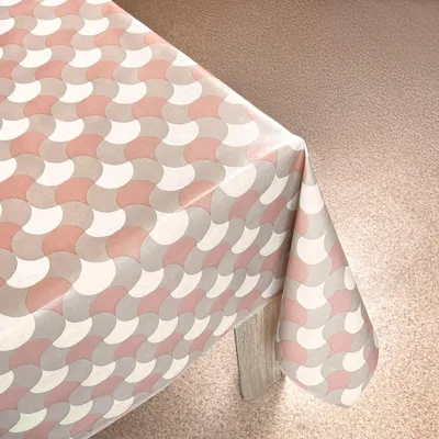 Produktbild von Wachstuchtischdecke 140x110 cm - Tongewebe - Wachstischdecke mit wasserabweisender und lebensmittelecht PVC-Beschichtung - Outdoor-Tischdecken für Garten und Küche - Tischdecke wetterfest