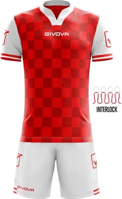 Produktbild von Sport-Set Givova Competition Weiß-Rot Weiß