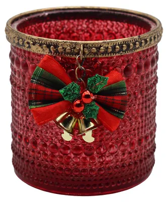 Produktbild von Clayre & Eef Teelichthalter Rot Glas