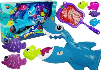 Produktbild von Schwimmspiel Shark Fish Hunter + Netz