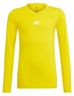 Productafbeelding van Adidas Base Tee 21 Shirt Lange Mouw Kinderen - Geel | Maat: 140