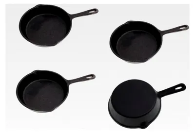 Produktbild von Servierpfanne Gusseisen Ø 20 cm, 4 Stück