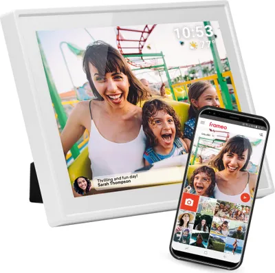 Produktbild von Denver PFF-1021 Digitaler WLAN-Bilderrahmen - 10.1" IPS Touchscreen & Frameo App