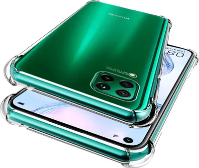 Image de Huawei P40 Lite Case, Coque transparente en TPU souple, étui de protection antichoc pour Huawei P40 Lite