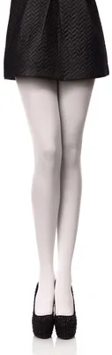 Image de Collants en microfibre pour femmes Antie, multicolores, AN-121, 40 deniers (blanc, taille L) .