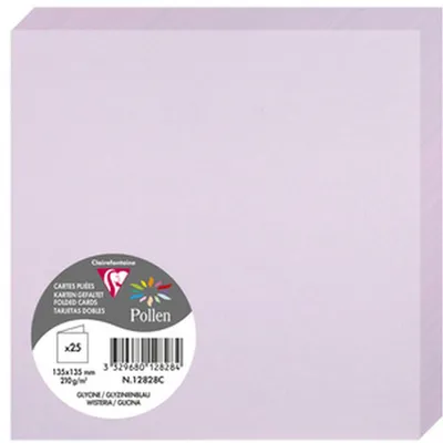 Produktbild von Clairefontaine Doppelkarte Pollen 135x135 glyz