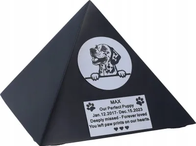Produktbild von Urne Für Einen Hund Jeder Rasse Dalmatiner Urne Für Hundeasche Pyramide