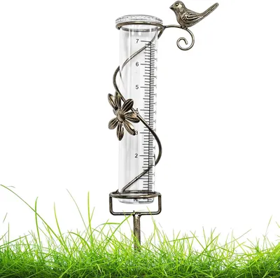 Produktbild von Regenmesser für den Garten, frostsicher, aus Glas, für Außenbereiche und Gartenzubehör